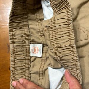 wonder nation Tan Elastic Waist Shorts